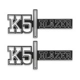 Brothers Trucks Emblems 04-547 Emblem, 1973-1974 C/K Blazer 4Wd Fndr Emblm Pair thumbnail 1