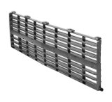 Brothers Trucks Grilles 04-351 Grilles, Complete Grille Type, Main Grille Position, Plastic, Gray, Dark Gray Insert, Models with Factory Dual Headlights Only, Chevrolet, GMC, Each thumbnail 1