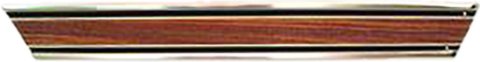 Brothers Trucks Moldings M0031L-69 Body Moldings, Aluminum, Woodgrain/Polished, Left Side Lower Rear Bed Position, Fits Left Side On Long Bed Fleetside Models Only, Chevy, GMC, Each