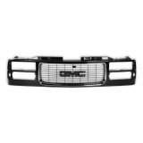 Brothers Trucks Grilles 04-476 Grille, GMC, Stock Style, Black with Chome, Dual Headlights, Each thumbnail 6