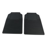 Brothers Trucks Floor Mats 05-100LG Mats, PVC Rubber, Chevy GMC, Front, Grey, Pair thumbnail 1