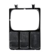 Brothers Trucks Headlight Bezels 04-327 Door, Driver Side, Models with Single Headlights, Plastic, Argent/Black, Chevy, GMC, Each thumbnail 4