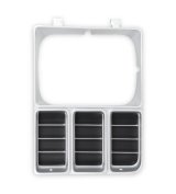 Brothers Trucks Headlight Bezels 04-327 Door, Driver Side, Models with Single Headlights, Plastic, Argent/Black, Chevy, GMC, Each thumbnail 5