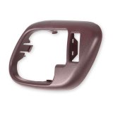 Brothers Trucks GMT400 Inside Door Handle Bezels 05-141 Interior Bezel, Maroon, Plastic, Right, Passenger Side, Front, With Power Lock Hole, Each thumbnail 2