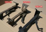 Brothers Trucks Lowered Seat Brackets LSB677271-72 1967-72 CHEVY/GMC LOWERED SEAT BRACKETS thumbnail 3