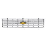 Brothers Trucks Grilles 04-169 Grille, Front Main Grille, Silver, Includes Yellow Bowtie, Plastic, Chevy, Each thumbnail 6