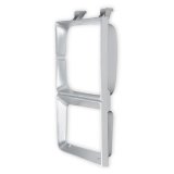 Brothers Trucks Headlight Bezels 04-190 Door, Passenger Side, Models with Single Headlights, Plastic, Argent, Chevy, GMC, Each thumbnail 5