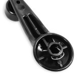 Brothers Trucks Window Crank Handles 04-470 Handles, Plastic, Black Handle, Silver Inserts, Driver and Passenger Side, Chevy, GMC, Each thumbnail 1
