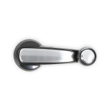 Brothers Trucks Window Crank Handles 04-470 Handles, Plastic, Black Handle, Silver Inserts, Driver and Passenger Side, Chevy, GMC, Each thumbnail 3
