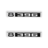Brothers Trucks Emblems 04-582 Emblem, 1969-1972 C/K 8/396 Fender Emblem Pair thumbnail 2