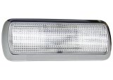 Brothers Trucks Dome Light Assemblies DLH72EU Interior Lights, Assemblies, Rectangular, Plastic, Chrome, Clear Lens, Chevrolet, GMC, Each thumbnail 1
