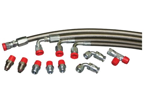 Brothers Trucks Power Steering Hoses and Lines HBUHK72 60-87 CHVY HYDRAULIC ASSIST HOSE KIT