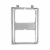 Brothers Trucks Headlight Bezels 04-185 Bezel, Left Side Outer, Plastic, Silver, for Dual Headlight, Chevy, GMC, Each thumbnail 5