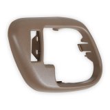 Brothers Trucks GMT400 Inside Door Handle Bezels 05-138 Interior Bezel, Brown, Plastic, Left, Driver Side, Front, With Power Lock Hole, Each thumbnail 2
