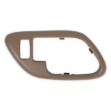 Brothers Trucks GMT400 Inside Door Handle Bezels 05-138 Interior Bezel, Brown, Plastic, Left, Driver Side, Front, With Power Lock Hole, Each thumbnail 4
