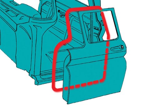 Brothers Trucks Weatherstrip Seals DFS6066 Seals, Door Seal Position, Chevrolet, GMC, Pair
