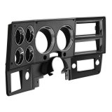 Brothers Trucks Instrument Bezels 05-218 Gauge Bezels, Black and Chrome, Fits Models Equipped with Air Conditioning, Chevrolet, GMC, Each thumbnail 4