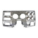 Brothers Trucks Instrument Bezels 05-218 Gauge Bezels, Black and Chrome, Fits Models Equipped with Air Conditioning, Chevrolet, GMC, Each thumbnail 5