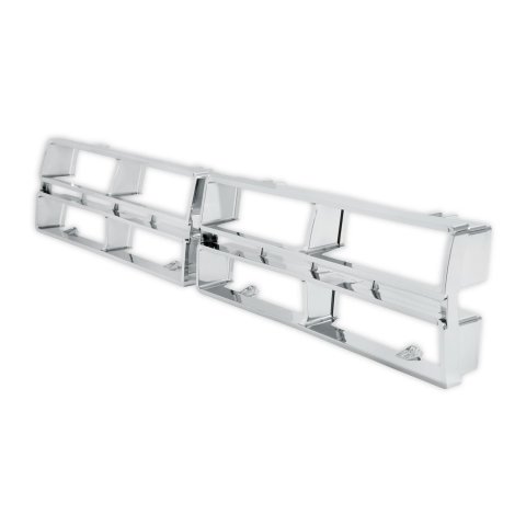 Brothers Trucks Grille Inserts 06-400 Inserts, Insert/Overlay Type, Main Position, Stock Style, Plastic, Chrome, Ford, Each thumbnail 1