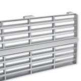 Brothers Trucks Grilles 04-176 Grille, Front Main Grille, Silver, Mounting Provision for Bowtie, Fits Models With Single Headlights. No Grille Molding. Plastic, Chevy, Each thumbnail 1