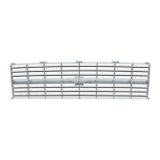 Brothers Trucks Grilles 04-176 Grille, Front Main Grille, Silver, Mounting Provision for Bowtie, Fits Models With Single Headlights. No Grille Molding. Plastic, Chevy, Each thumbnail 5