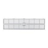 Brothers Trucks Grilles 04-176 Grille, Front Main Grille, Silver, Mounting Provision for Bowtie, Fits Models With Single Headlights. No Grille Molding. Plastic, Chevy, Each thumbnail 7