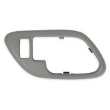 Brothers Trucks GMT400 Inside Door Handle Bezels 05-142 Interior Bezel, Charcoal, Plastic, Left, Driver Side, Front, With Power Lock Hole, Each thumbnail 3