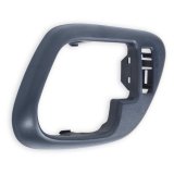 Brothers Trucks GMT400 Inside Door Handle Bezels 05-145 Interior Bezel, Blue, Plastic, Right, Passenger Side, Front, With Power Lock Hole, Each thumbnail 2