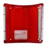 Brothers Trucks Tail Lamp Lenses 07-106 Taillight Components, Lens, Chrome Ring, Left, Chevy, GMC, Each thumbnail 1