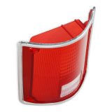 Brothers Trucks Tail Lamp Lenses 07-106 Taillight Components, Lens, Chrome Ring, Left, Chevy, GMC, Each thumbnail 2