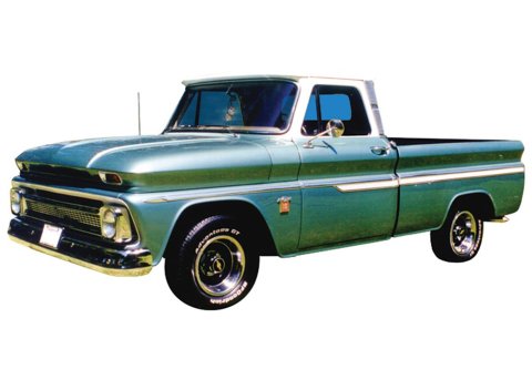 Brothers Trucks Moldings CBMS266 Body Moldings, Aluminum, Polished, Kit Includes Molding for Fenders, Cab and Bed, Fits Short Bed Fleetside Models Only, Chevrolet, GMC, Kit thumbnail 2