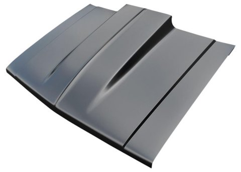 Brothers Trucks Hoods COWL87F Hoods, Cowl Induction Style, Bolt-on, Steel, EDP Coated, 4.00 in. Cowl Height, Chevrolet, GMC, Each thumbnail 2