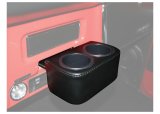 Brothers Trucks Ashtray Cup Holders ATC6772 Holders, Dual, for Standard Cans, Early Classic Wide Ash Tray Switch Out, Vinyl, Black, Chevy, GMC, Each thumbnail 1