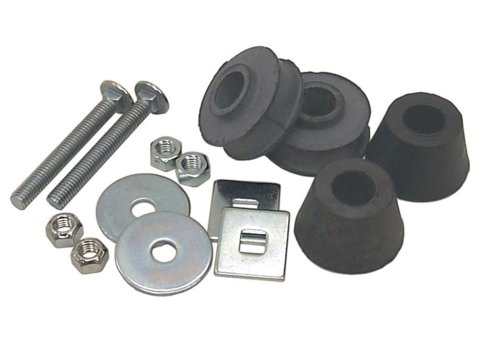 Brothers Trucks Radiator Core Support Mount Kits RSB6972-2 Bushings, Kits, Rubber, Black, Lower Position, Chevrolet, GMC, Kit