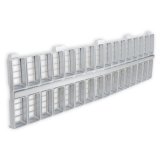 Brothers Trucks Grilles 04-326 Grille, Front Main Grille, Chrome Surround with Gray Insert, Plastic, Does Not Include Bowtie, Chevy, Each thumbnail 2