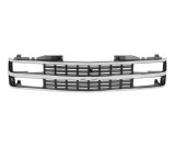 Brothers Trucks Grilles 04-366 Grille, Stock Style, Main Grille Position, ABS Plastic,Chrome, Chevrolet, Each thumbnail 4