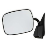 Brothers Trucks GMT400 Below Eyeline Mirrors 04-385 Side Mirror, OE Replacement, Left, Driver Side, Manual, Stainless Steel, Chevrolet, GMC, Each thumbnail 2