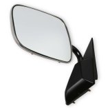 Brothers Trucks GMT400 Below Eyeline Mirrors 04-385 Side Mirror, OE Replacement, Left, Driver Side, Manual, Stainless Steel, Chevrolet, GMC, Each thumbnail 4