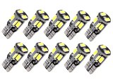 Brothers Trucks LED Interior Dash Bulbs 194LED Light Bulbs, Bulbs, 194 Style, White, Instrument Panel Light Bulb Position, Chevrolet, GMC, Set of 10 thumbnail 1