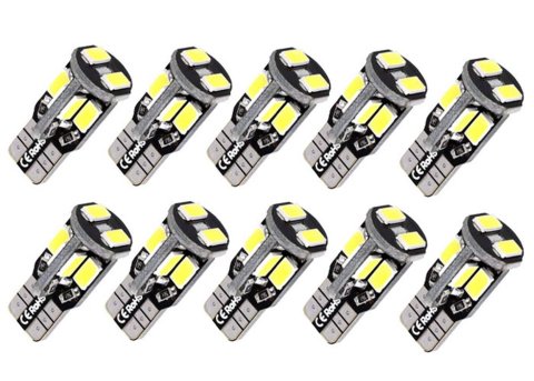 Brothers Trucks LED Interior Dash Bulbs 194LED Light Bulbs, Bulbs, 194 Style, White, Instrument Panel Light Bulb Position, Chevrolet, GMC, Set of 10