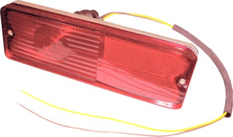 Brothers Trucks Tail Lamps C9073-67 Taillight Assemblies, OEM Replacement, Halogen, Red/Clear, Natural Housing, Left Side, Chevy, GMC, Each