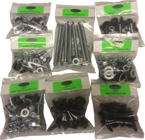Brothers Trucks Bed-to-Frame Bolt Sets L0224-67 67-72 BED BLT KIT w/METAL FLR SWB FL