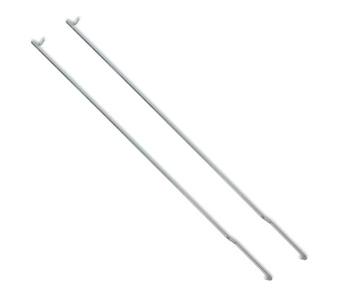Brothers Trucks Tailgate Latch Rods 04-307 Components, Linkage Rods, Steel, Silver, Chevy, GMC, Pair thumbnail 1