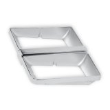 Brothers Trucks Headlight Bezels 04-330 Door, Passenger Side, Models with Quad Headlights, Plastic, Argent/Chrome, Chevy, GMC, Each thumbnail 4