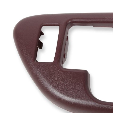 Brothers Trucks GMT400 Inside Door Handle Bezels 05-140 Interior Bezel, Maroon, Plastic, Left, Driver Side, Front, With Power Lock Hole, Each