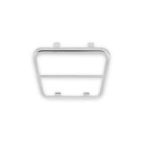 Brothers Trucks Pedal Trim Covers 05-194 Pad Cover, Brake Position, Stainless Steel, Natural, Chevy, GMC, Each thumbnail 1