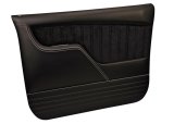 Brothers Trucks Custom Sport Door Panels QDP0072BLACK Panels, Sport, Full Coverage, Vinyl, Black with Black Stitching, Front, Chevrolet, GMC, Pair thumbnail 4