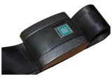 Brothers Trucks Seat Belts GMBELT1 Belts, Lap Belt Type, Black, GM Decals Not Included, Chevrolet, GMC, Each thumbnail 1