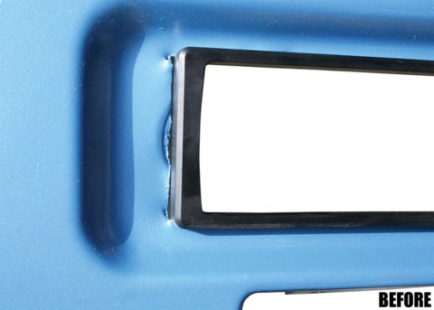Brothers Trucks Billet Radio Bezels BRB6772 Bezels, Billet, Brushed Aluminum, Chevrolet, GMC, Each