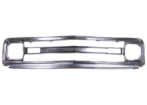 Brothers Trucks Grilles OGR6970 and Grille Inserts, Complete Grille Type, Outer Position, Stock Style, Aluminum, Chrome, without Chevrolet Letters, Chevrolet, GMC, Each